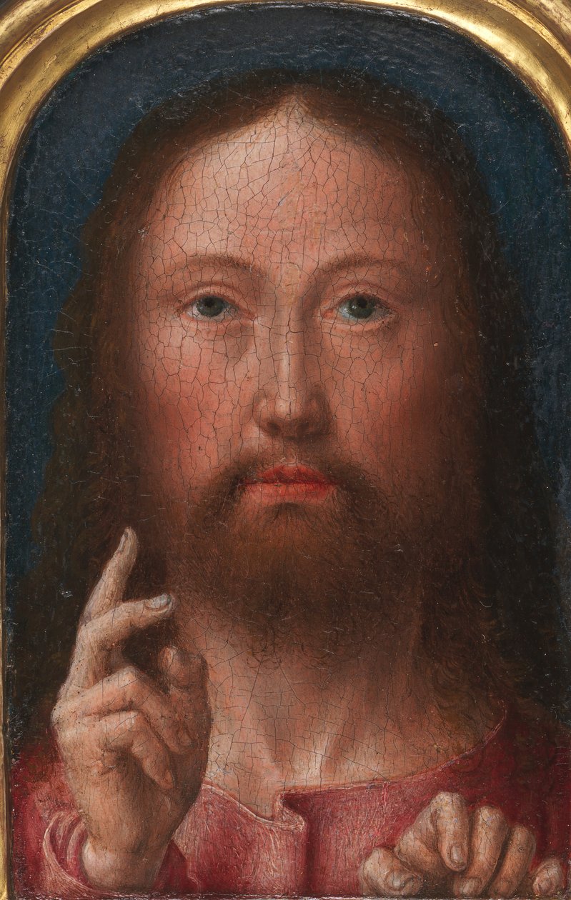 Kristus välsignelse, ca. 1500-1505. av Gerard David
