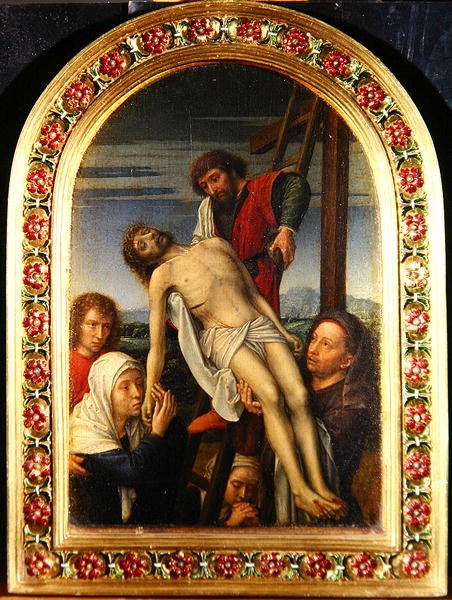 Deposition, c.1500-20 (olja på panel) av Gerard David