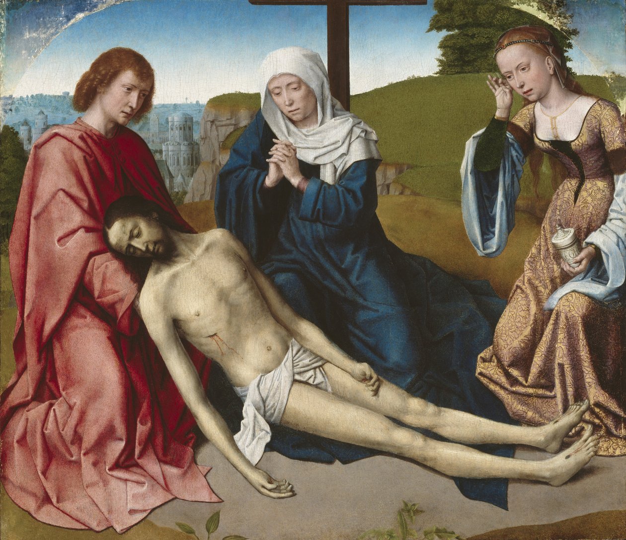Klagosång över Kristi kropp, ca 1500 av Gerard David