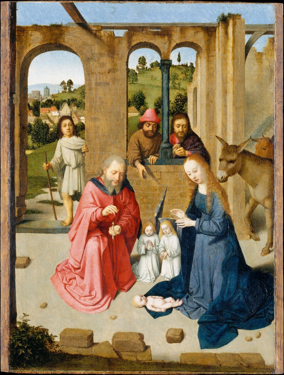 Födelsekyrkan, tidigt 1480-tal. av Gerard David