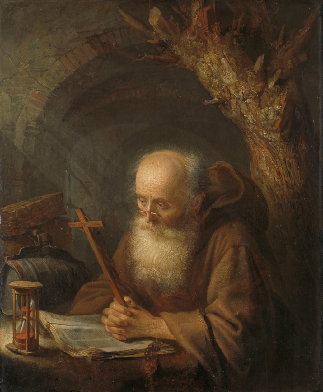 En eremit av Gerrit Dou