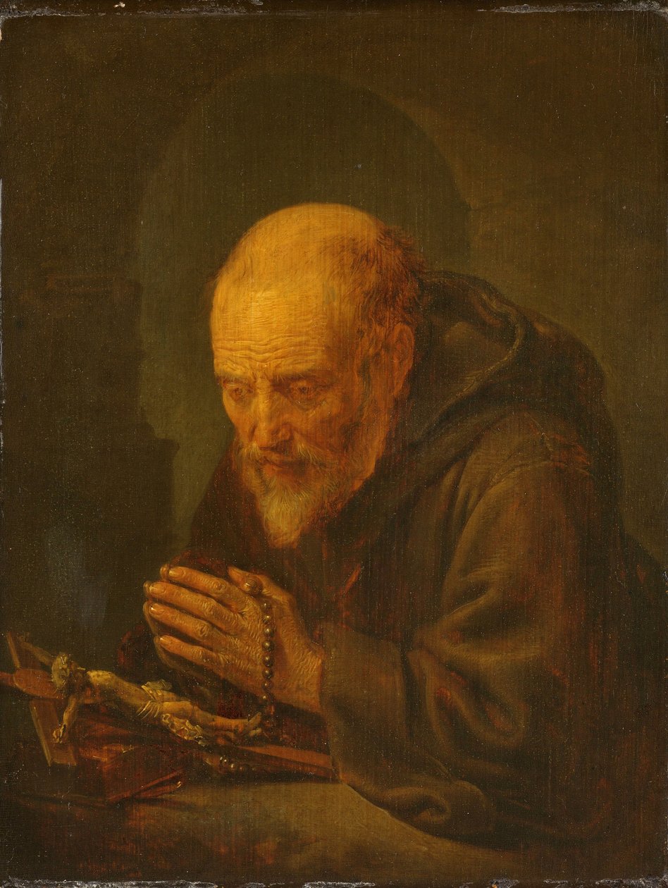 En hermitinbön av Gerrit Dou