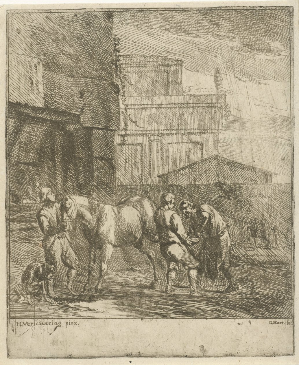 hovslagare av Gerard Hoet (I)