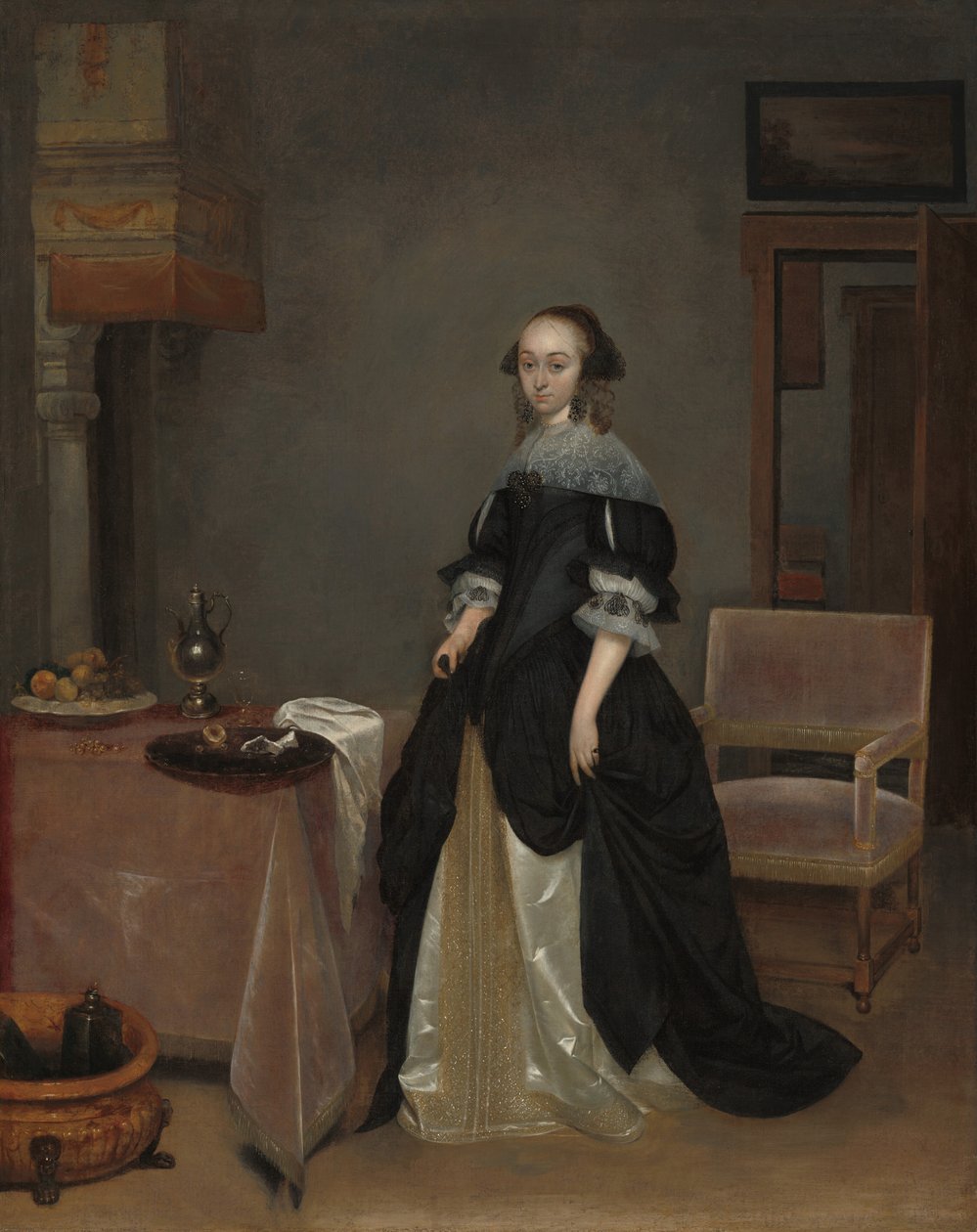 Maria van Suchtelen av Gerard Ter Borch the Younger