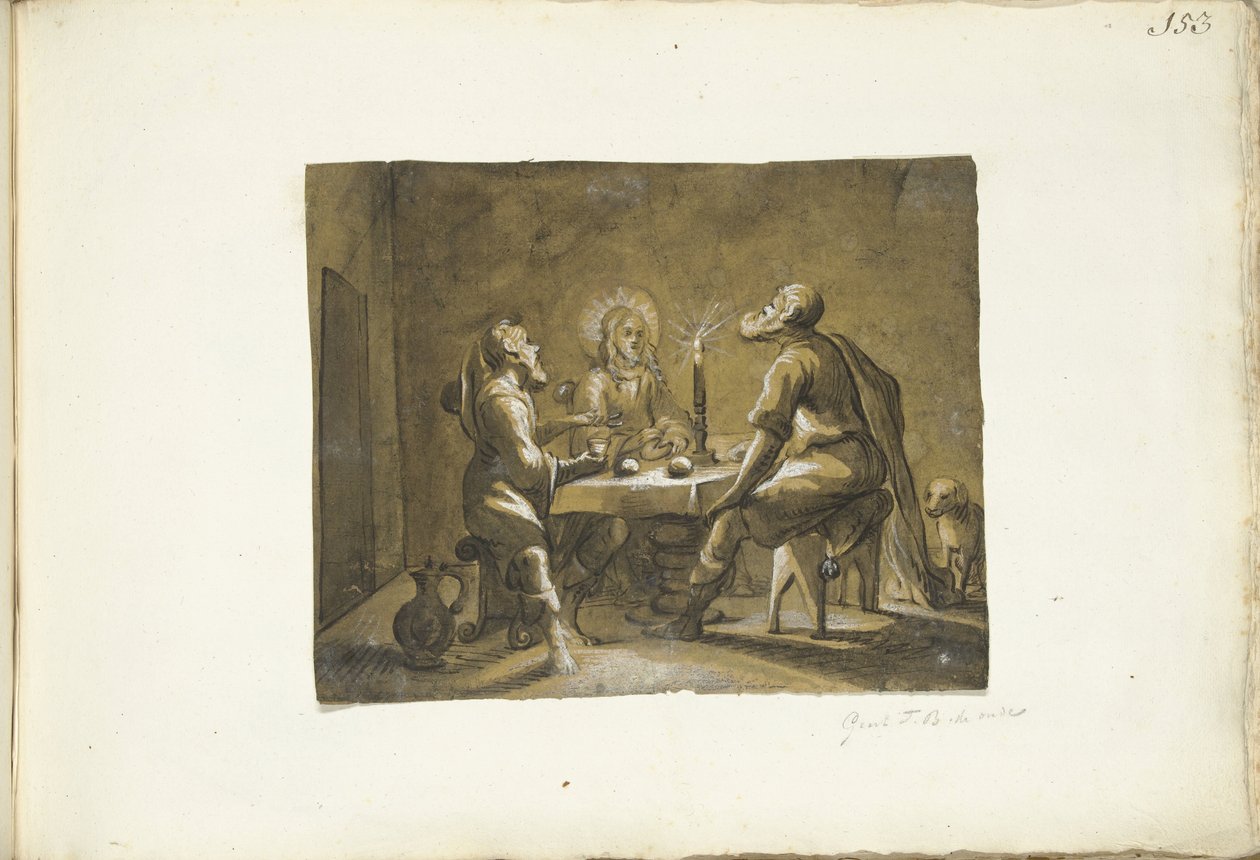 Måltid i Emmaus av Gerard ter Borch (I)
