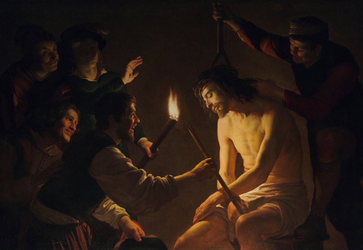Hånet av Kristus av Gerard van Honthorst