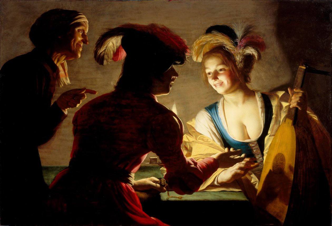 Procuressorn av Gerard van Honthorst