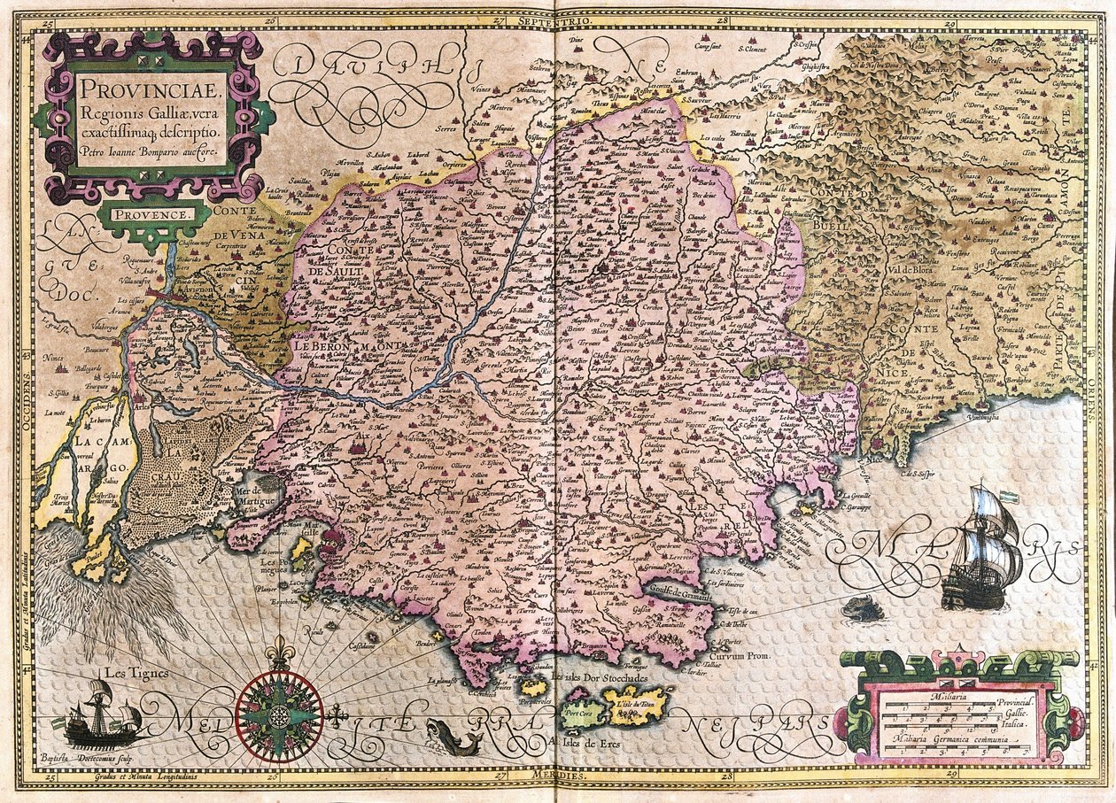 Frankrike (gravyr av Gerardus Mercator