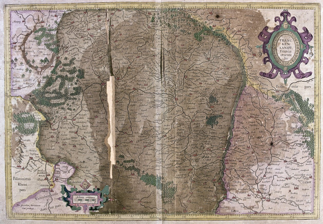 Frankrike (gravyr av Gerardus Mercator