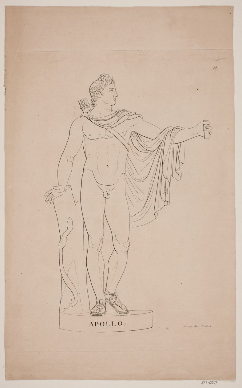 Apollo av Gerhard Ludvig Lahde