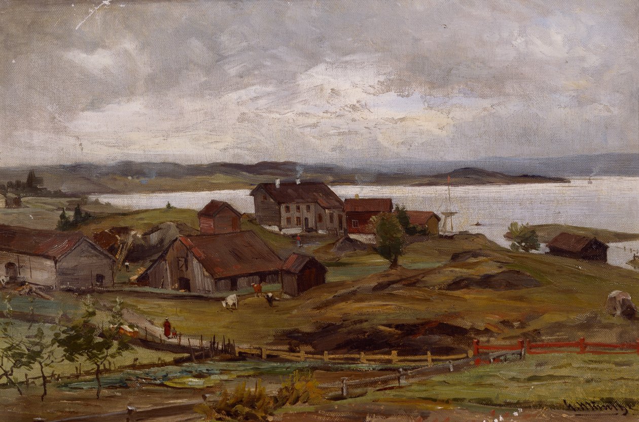 Strandbild av Gerhard Peter Frantz Vilhelm Munthe