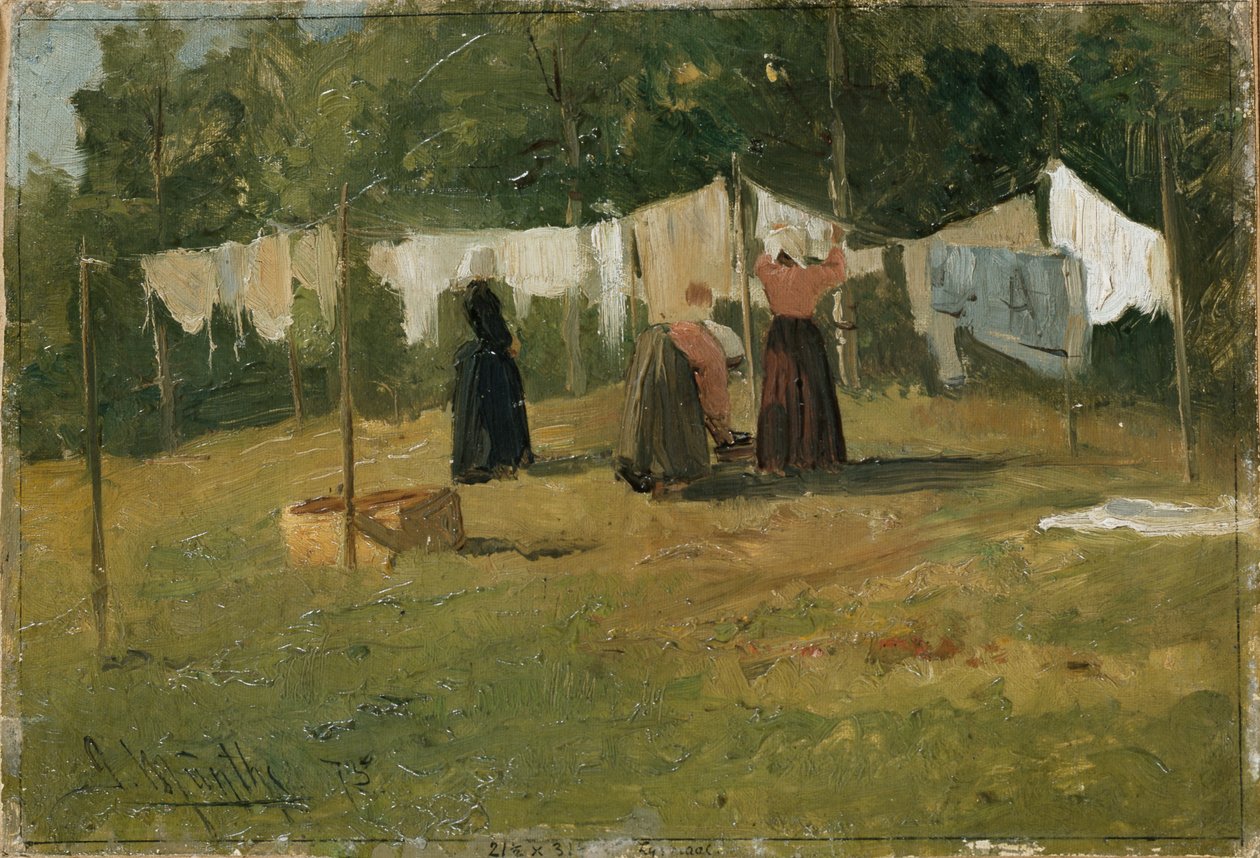 Kläder som torkar av Gerhard Peter Frantz Vilhelm Munthe
