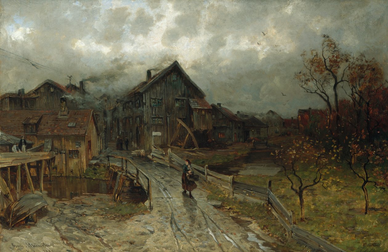 Nybro, Akerselva av Gerhard Peter Frantz Vilhelm Munthe