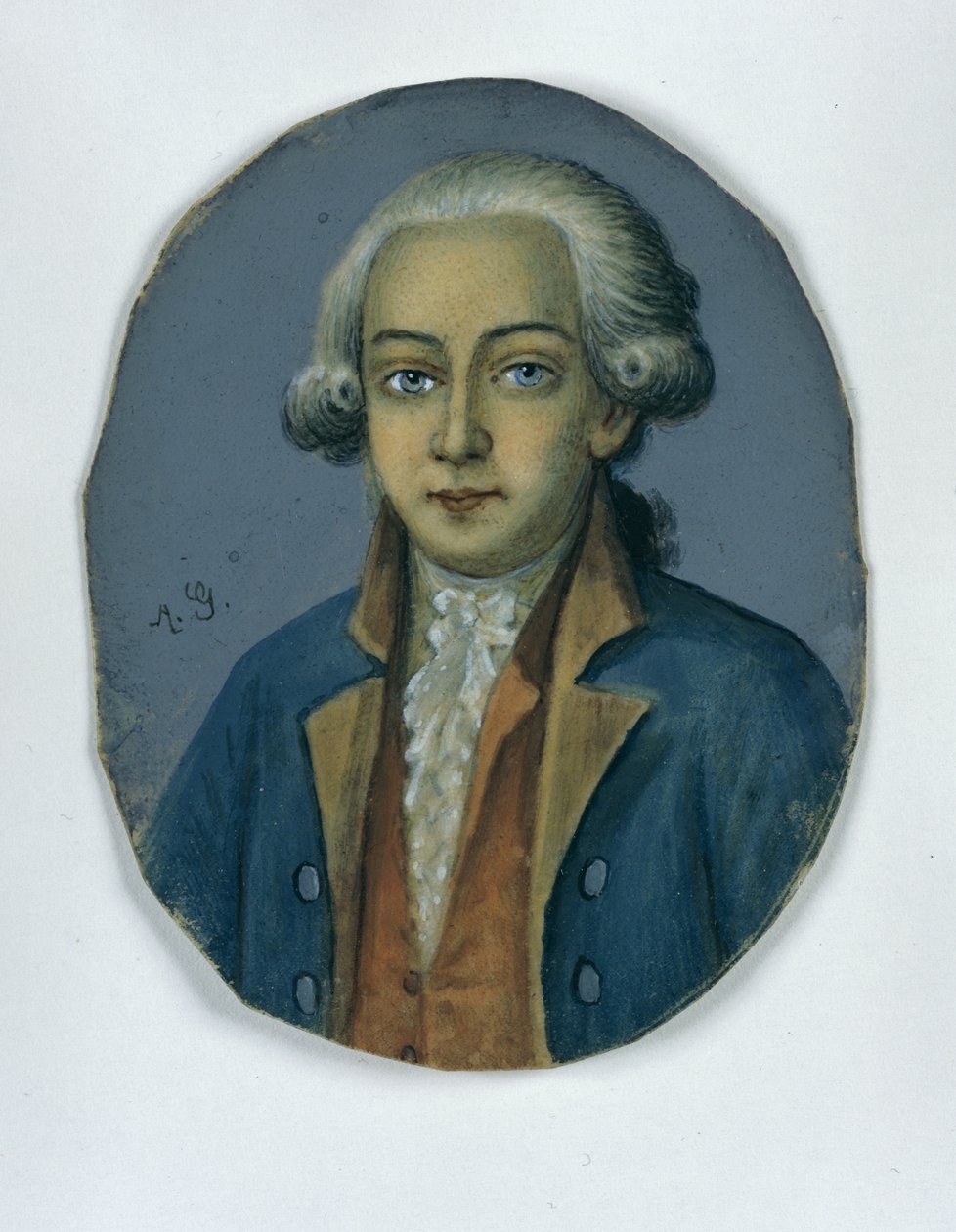 Anastasius Ludwig Mencken, ca 1780 (pastell på papper) av German School