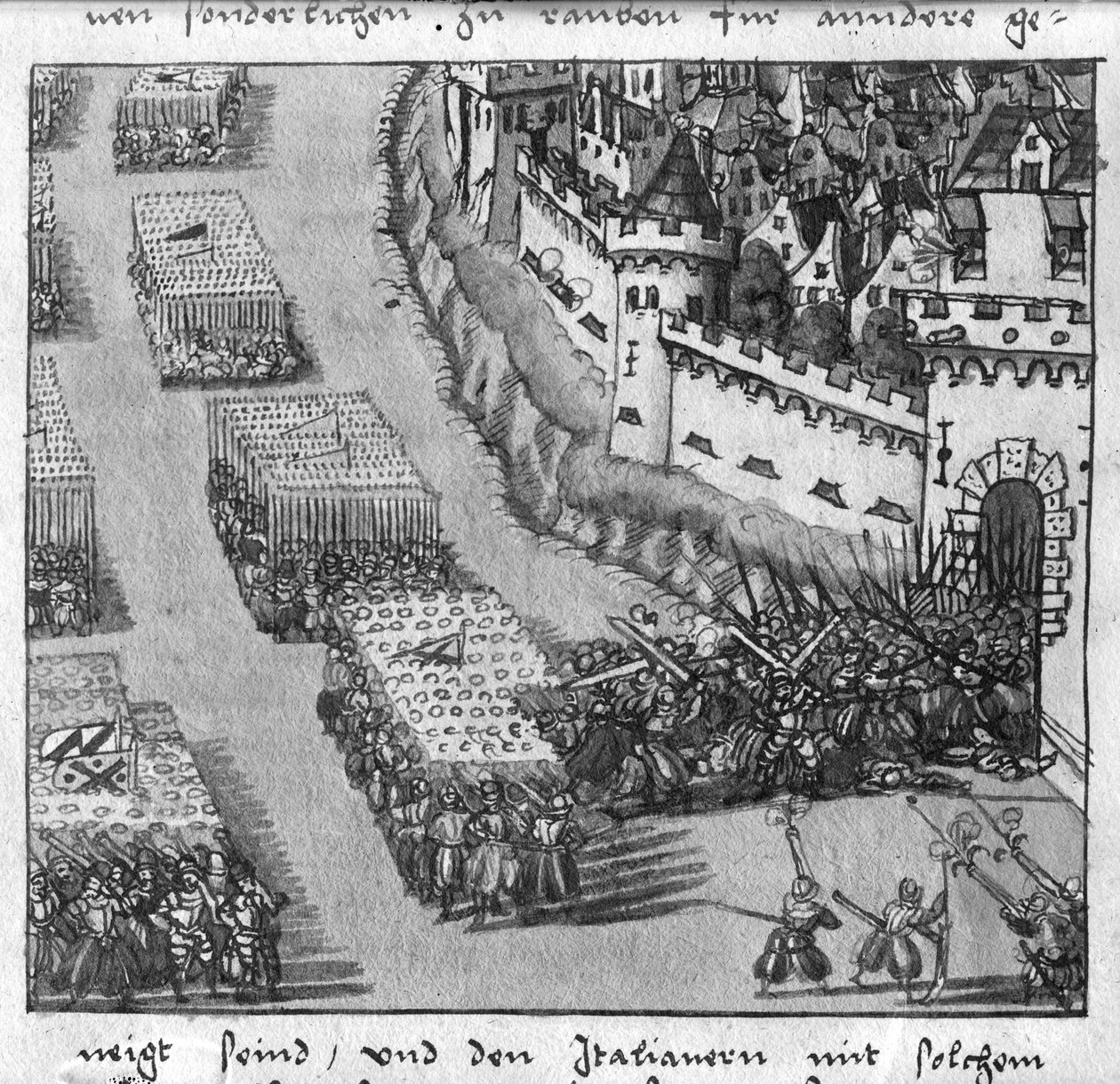 Assault of Two Armies, illustration från 