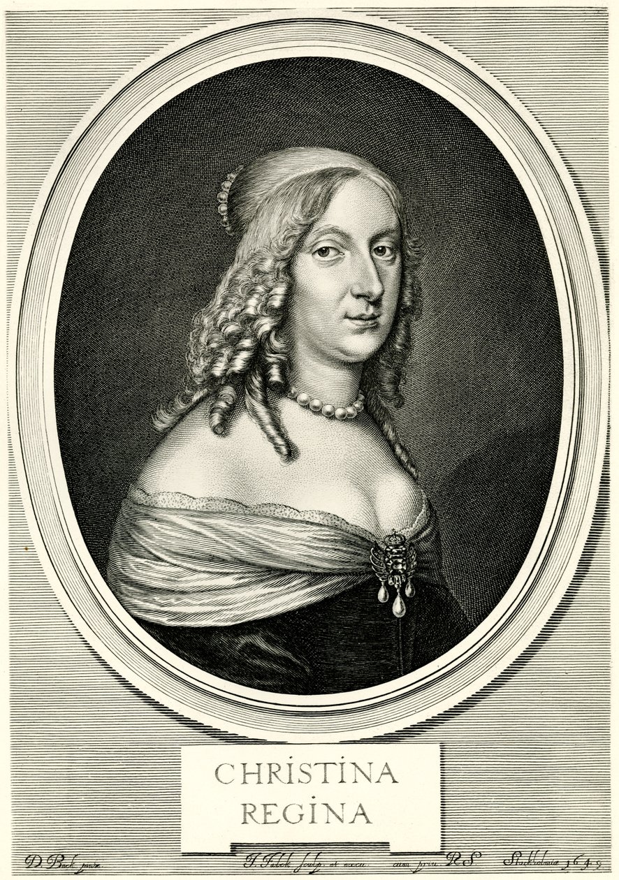 Christine drottning av Sverige, 1884-90 (fototyp) av German School