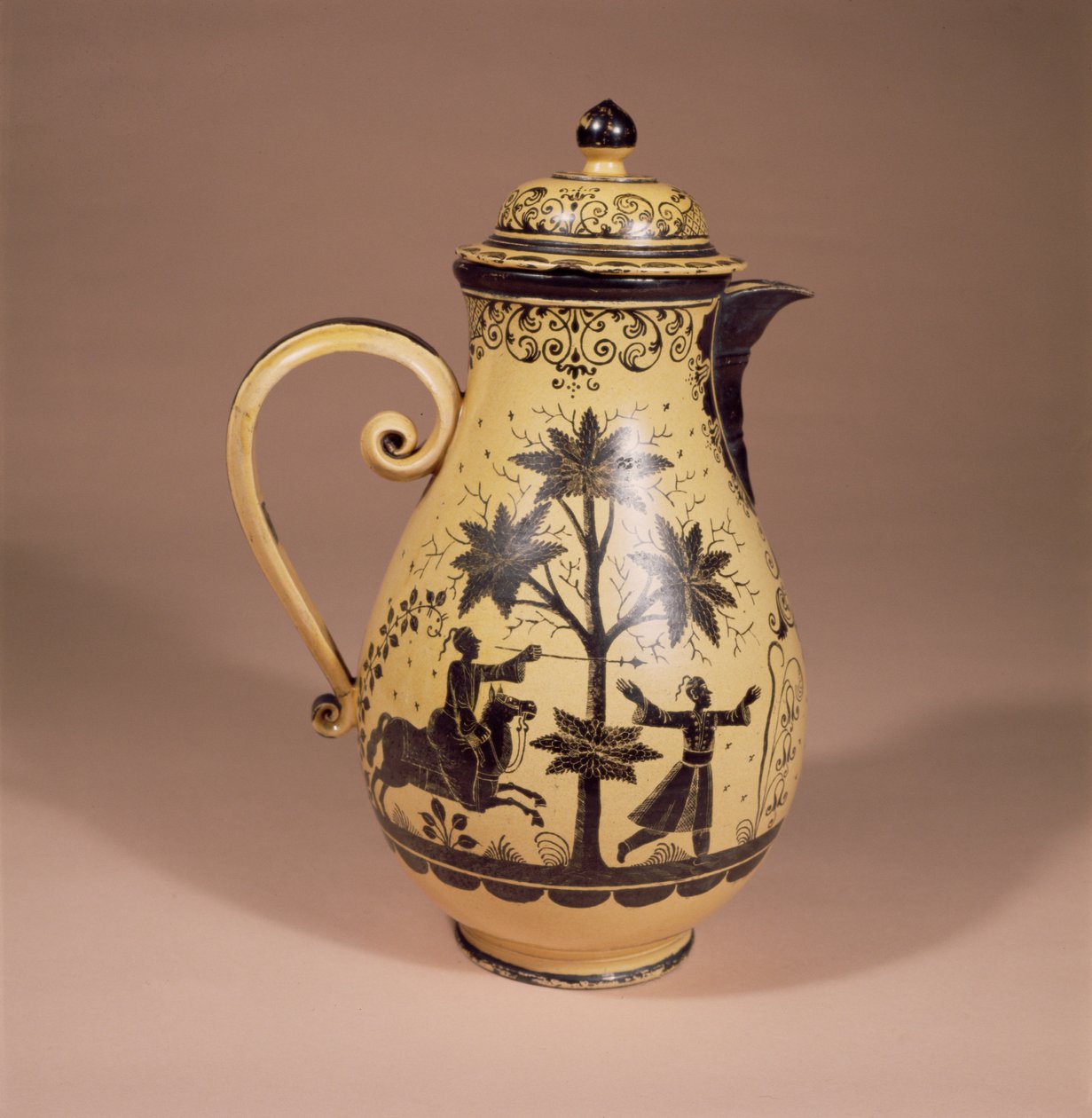 Kaffekanna, Bayreuth, sent 1700-tal (porslin) av German School