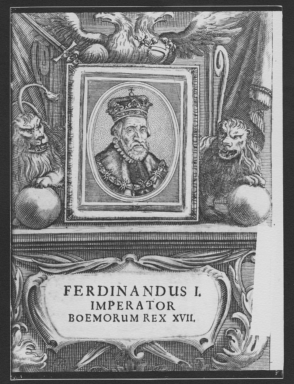 Kejsare Ferdinand I (1793-1875), kung av Böhmen av German School