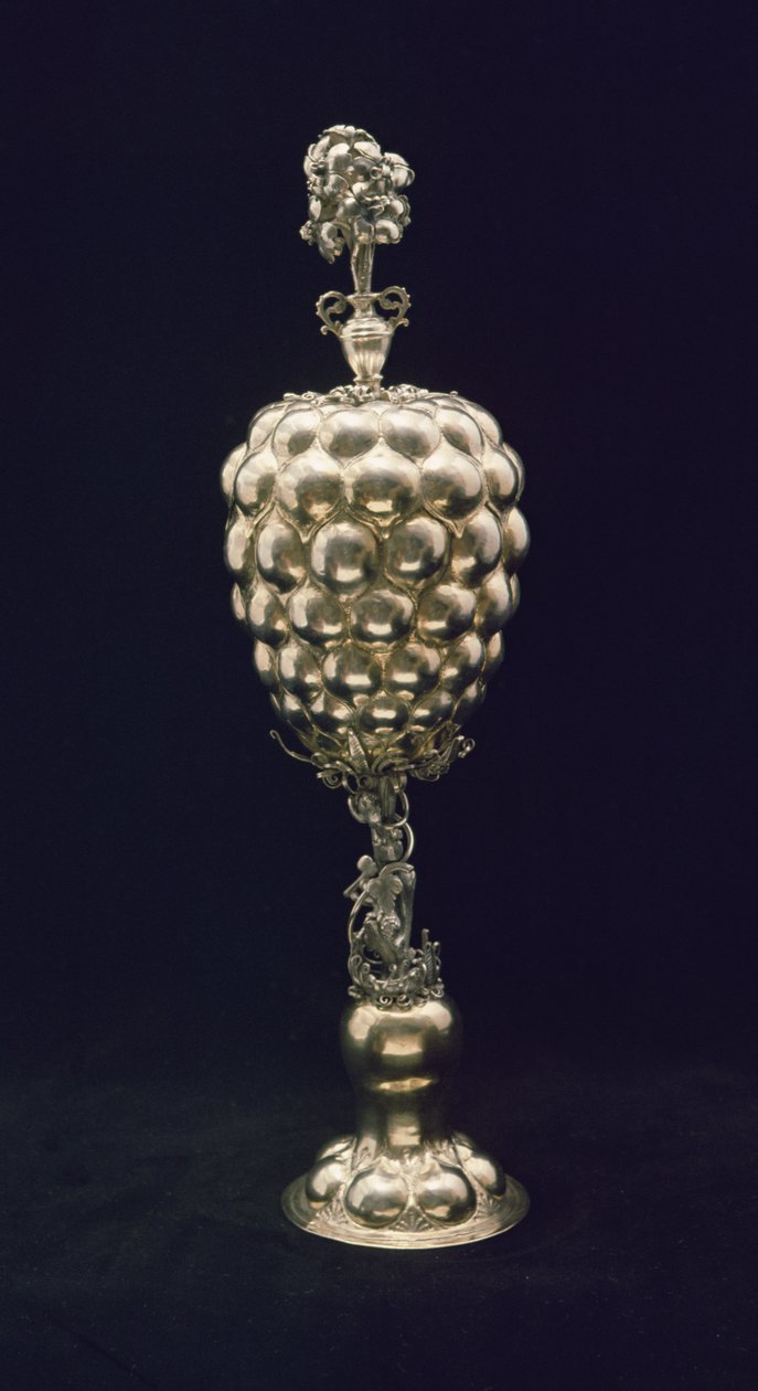 Gadroon kopp (förgylld silver) av German School