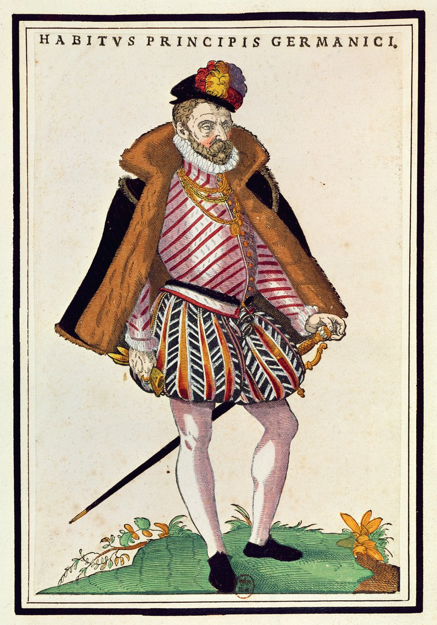 Mtukufu wa Ujerumani, 1572 (mchongaji wa rangi)swed av German School