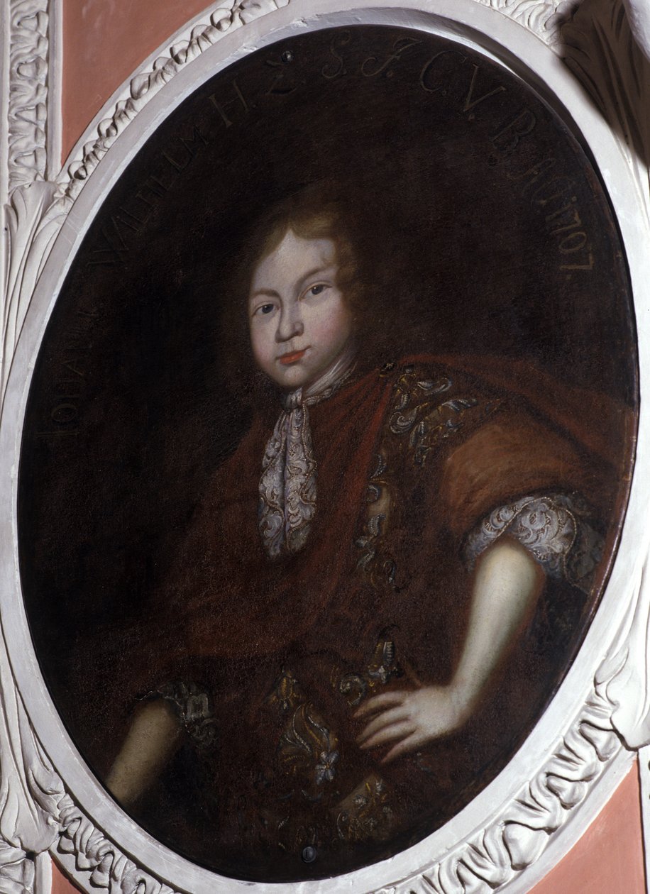 Johann Wilhelm, hertig av Sachsen, Juelich, Cleve och Berg (1675-90) olja på duk) av German School