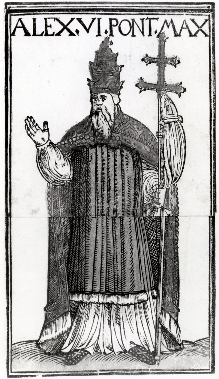 Påven Alexander VI av German School