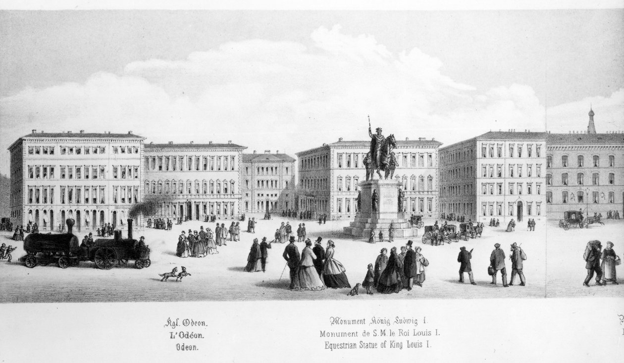 Utsikt över München, 1869 av German School
