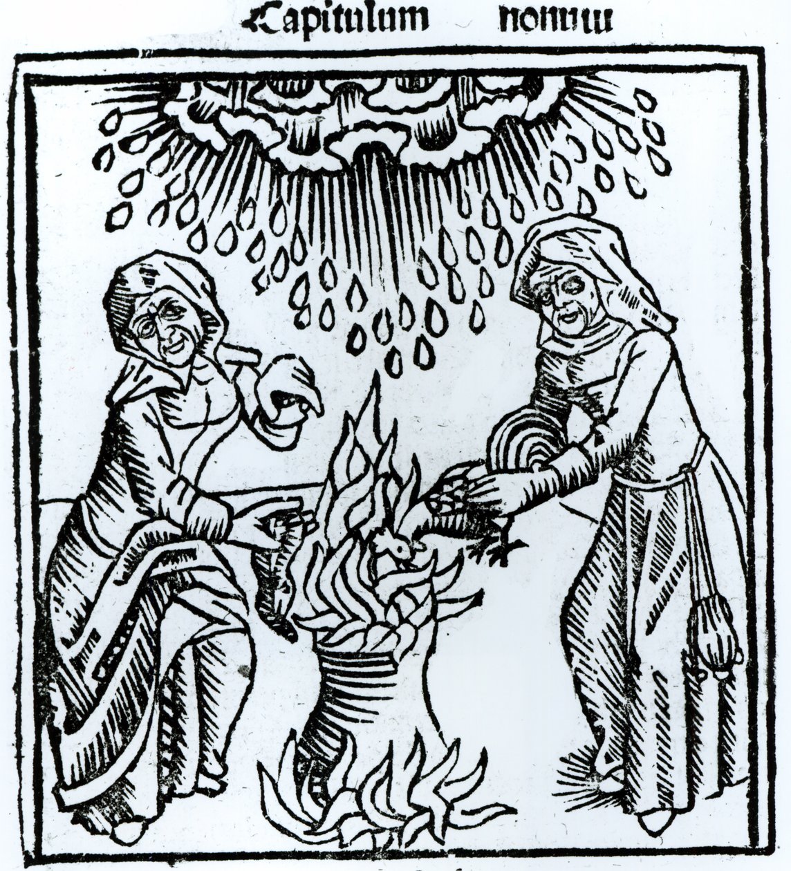 Witches Making a Spell, 1489 swed av German School