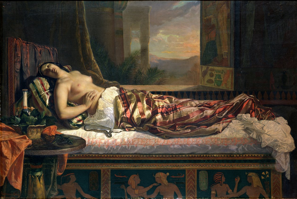 Kleopatras död, 1841 av German von Bohn