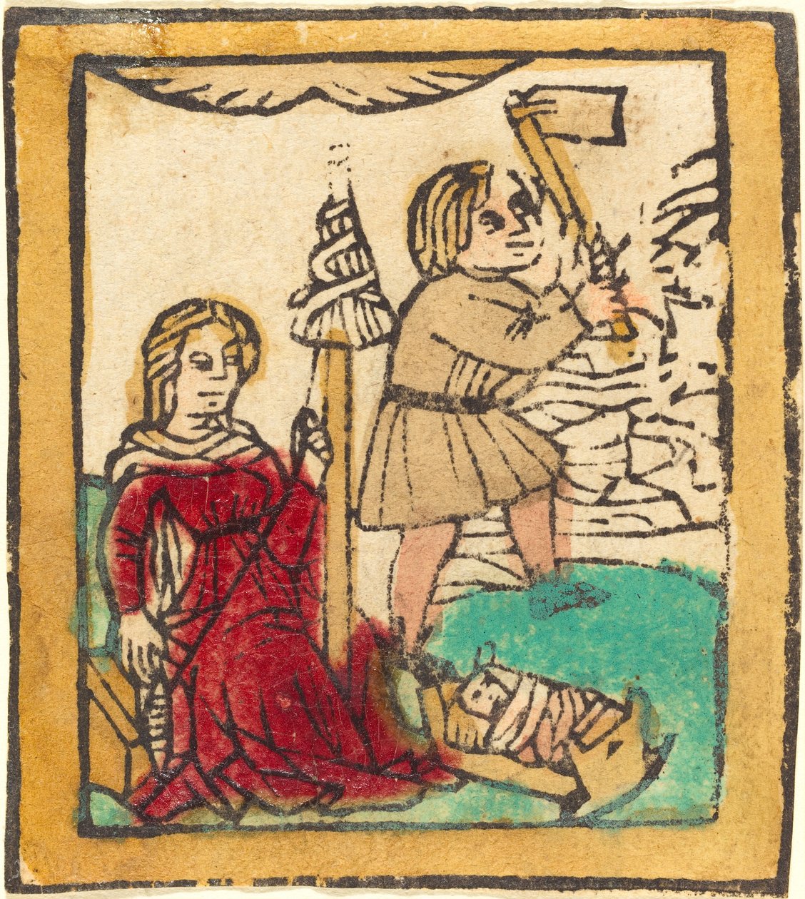 Adam och Eva av German 15th Century