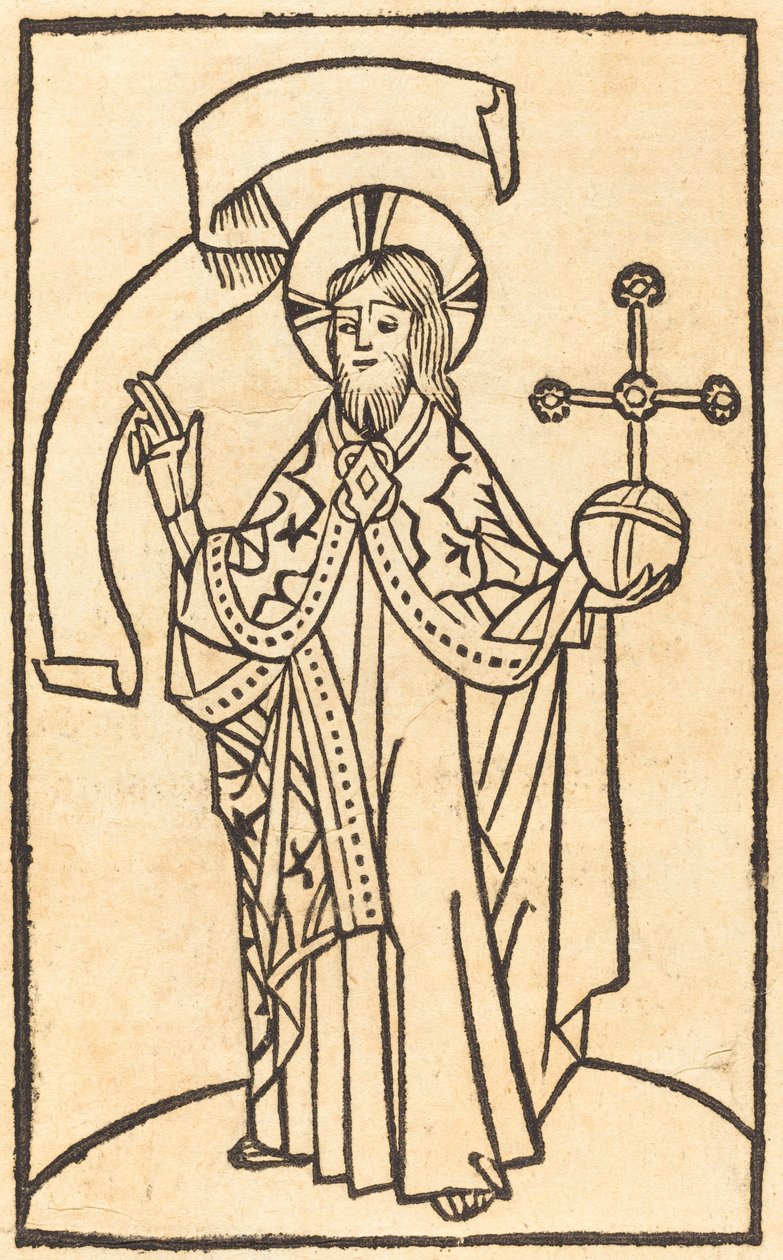 Före Kristus oss Salvatore av German 15th Century
