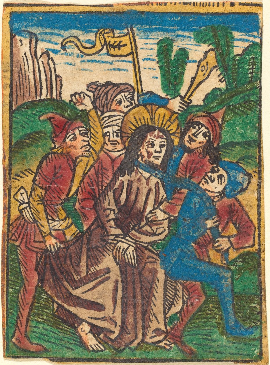 Kristus ledde till fängelset av German 15th Century
