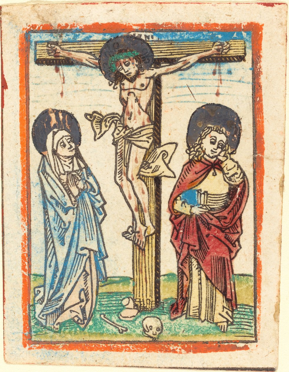 Kristus på korset av German 15th Century