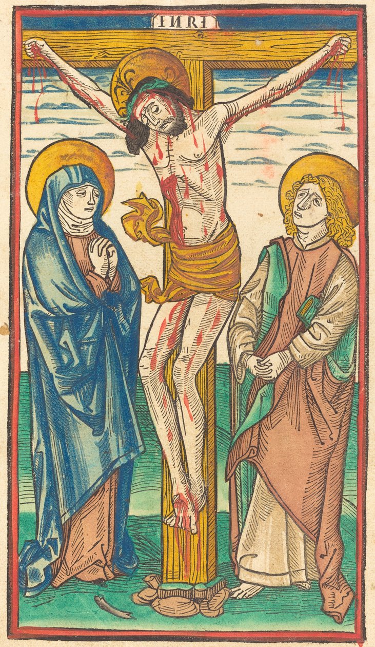 Kristus på korset av German 15th Century