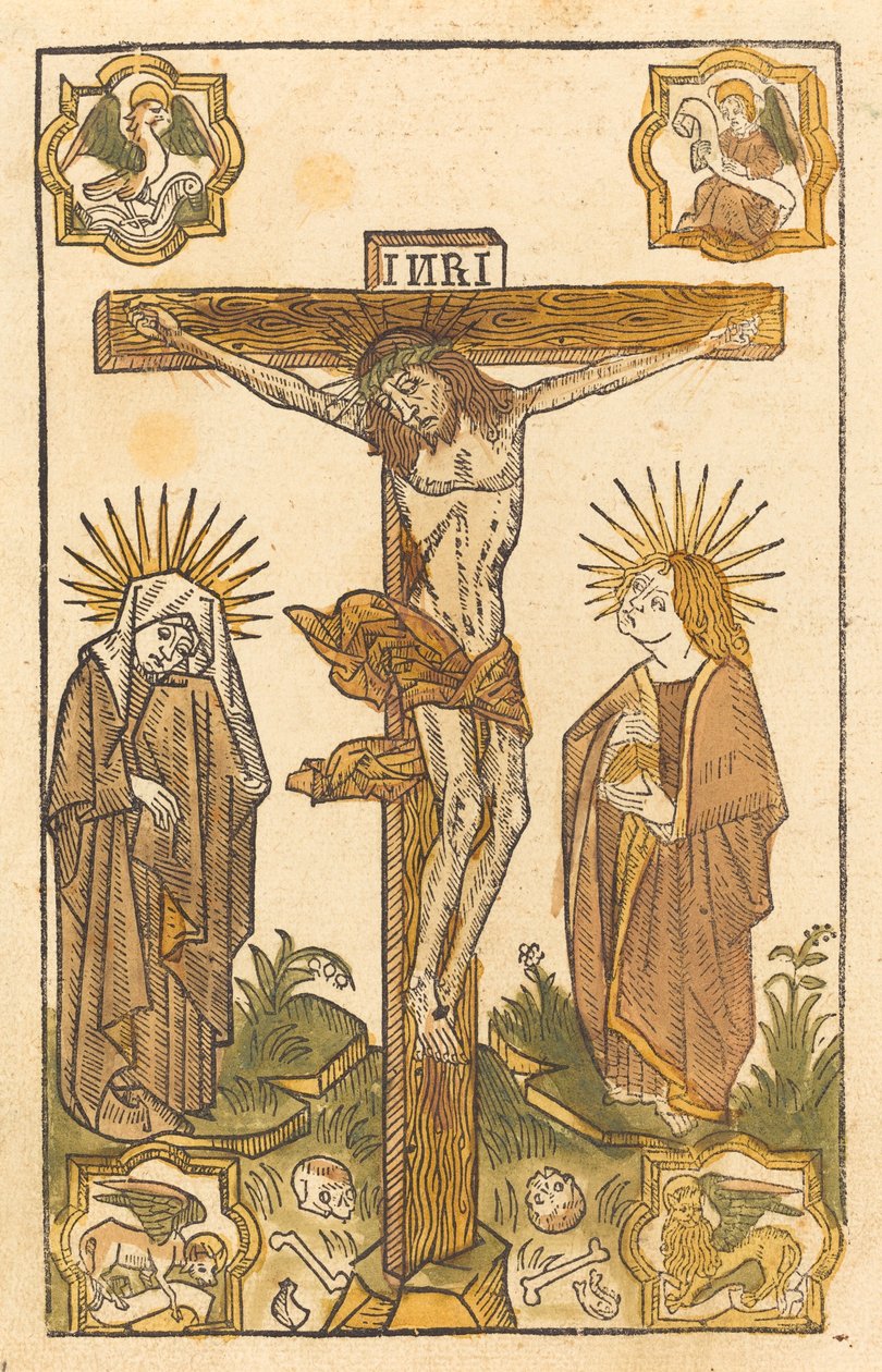 Kristus på korset av German 15th Century