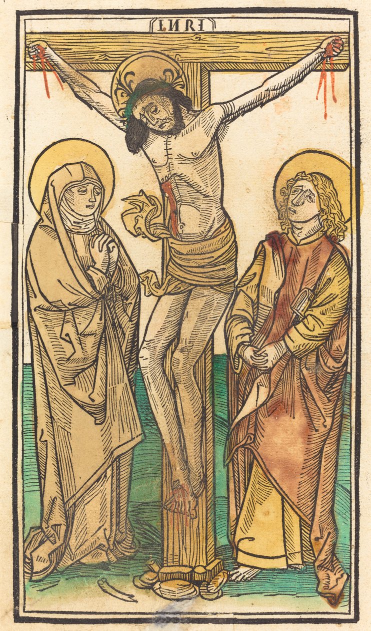 Kristus på korset av German 15th Century