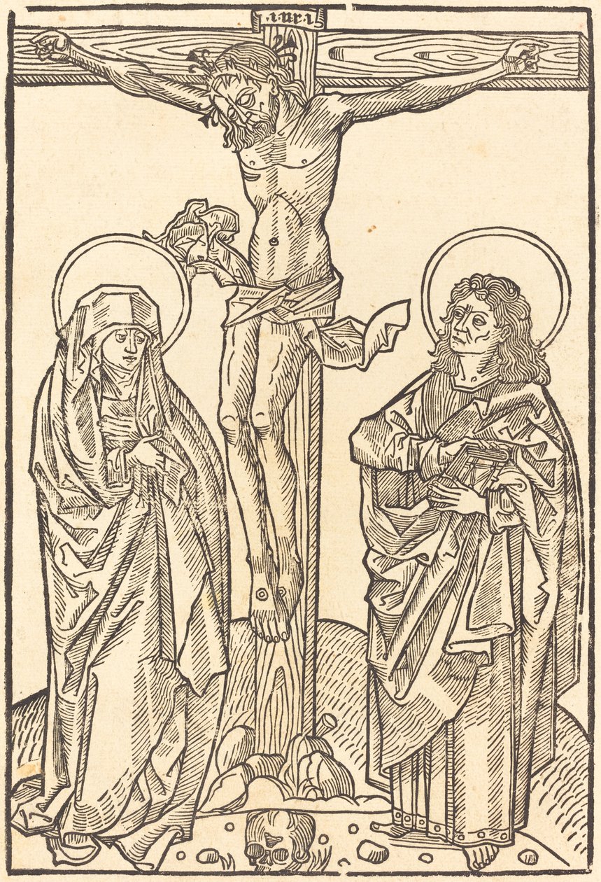Kristus på korset av German 15th Century