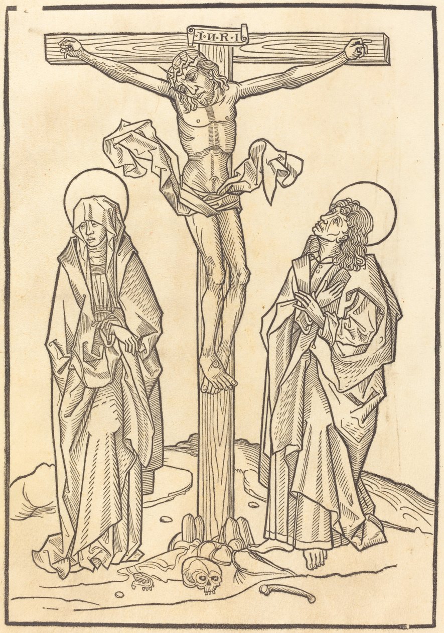 Kristus på korset av German 15th Century