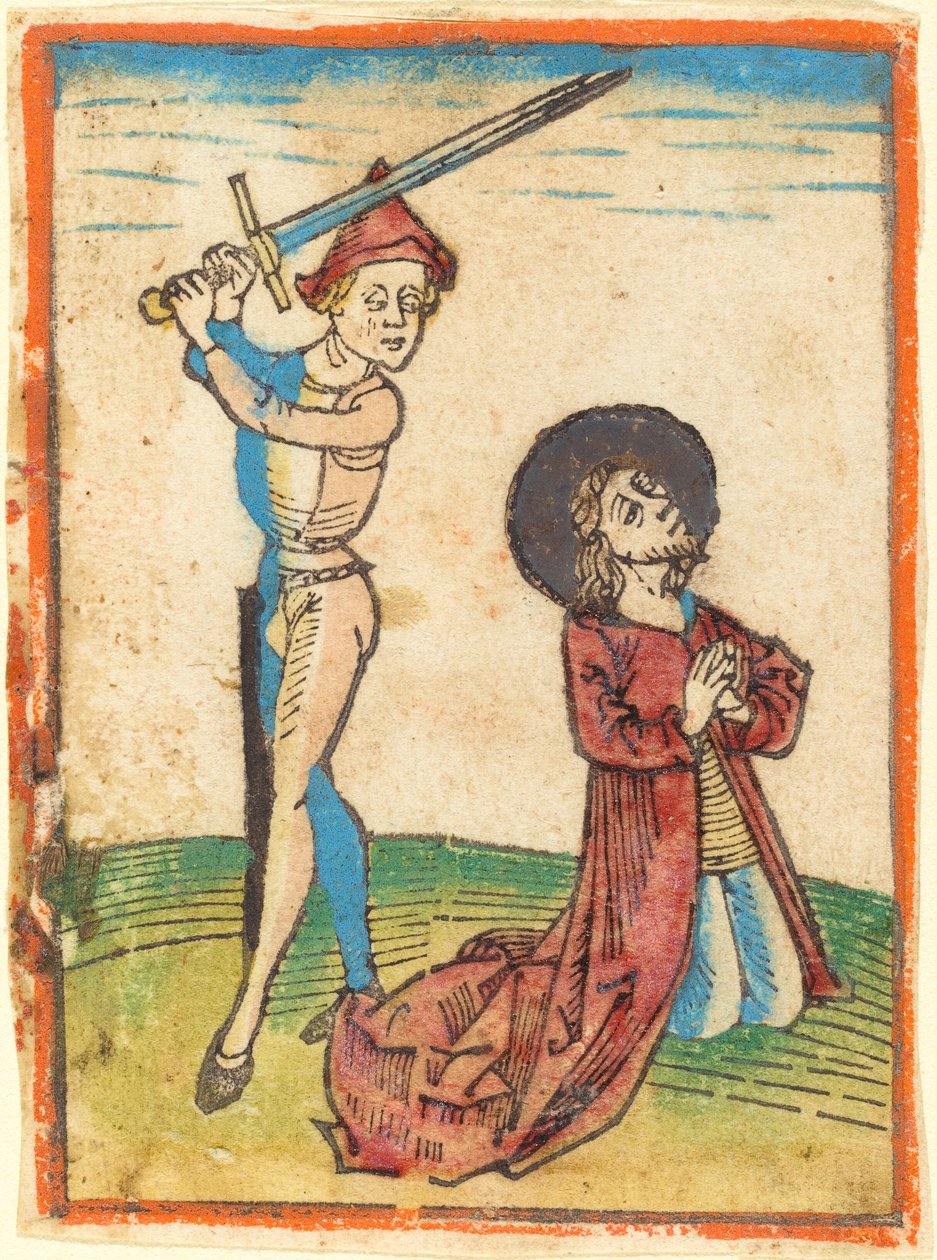Ett helgons martyrskap av German 15th Century