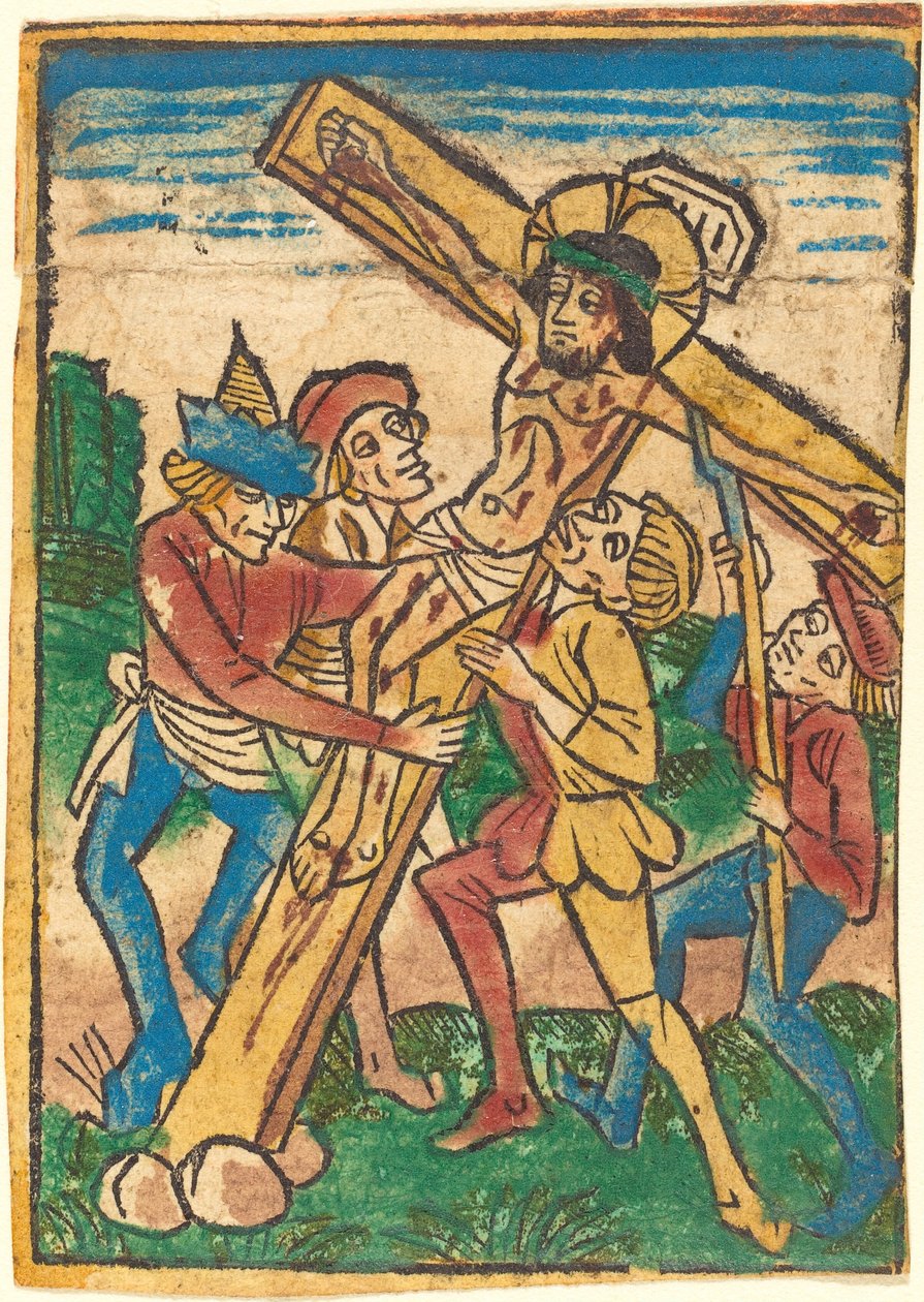 Att höja korset av German 15th Century