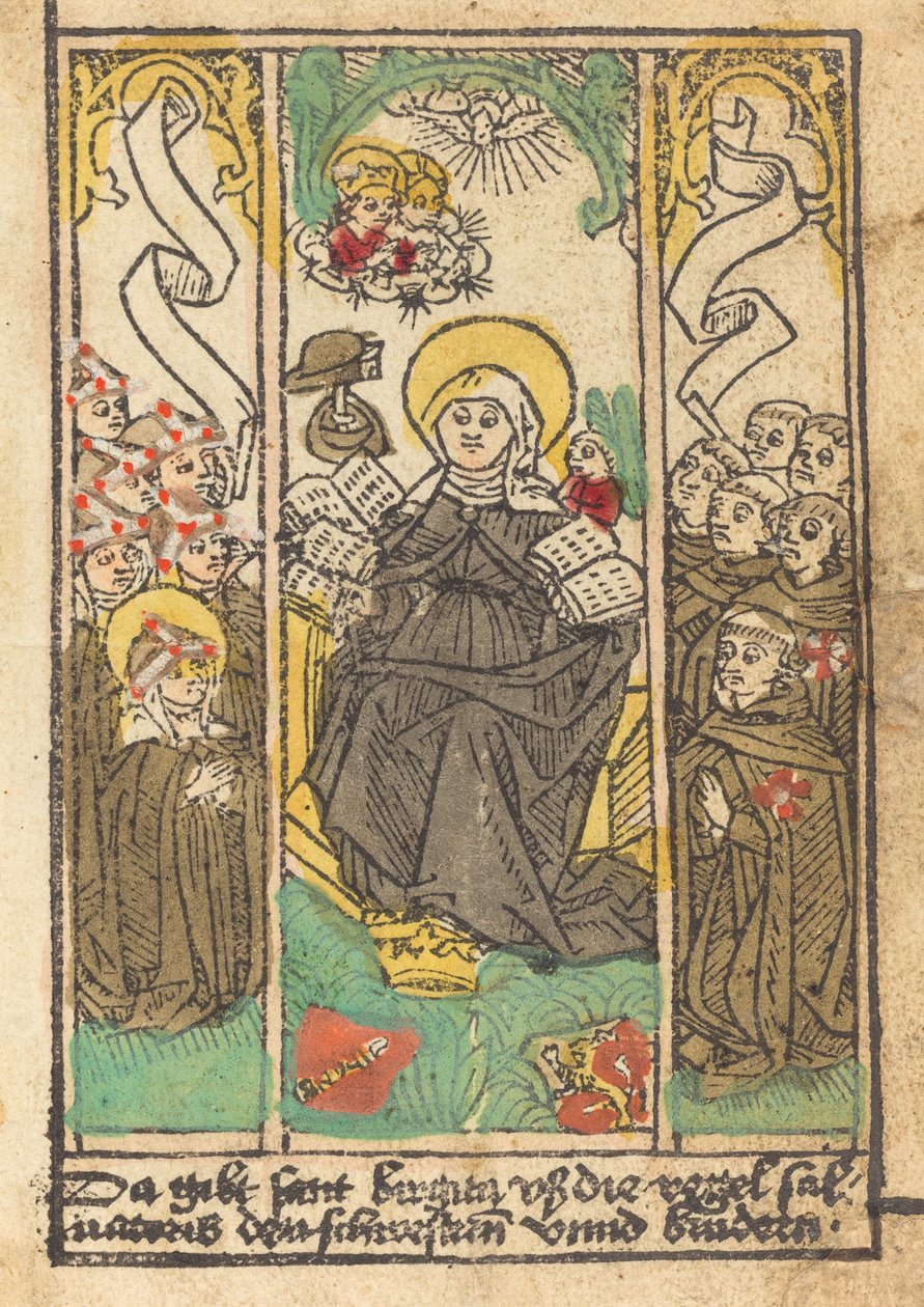 Heliga Birgitta av German 15th Century