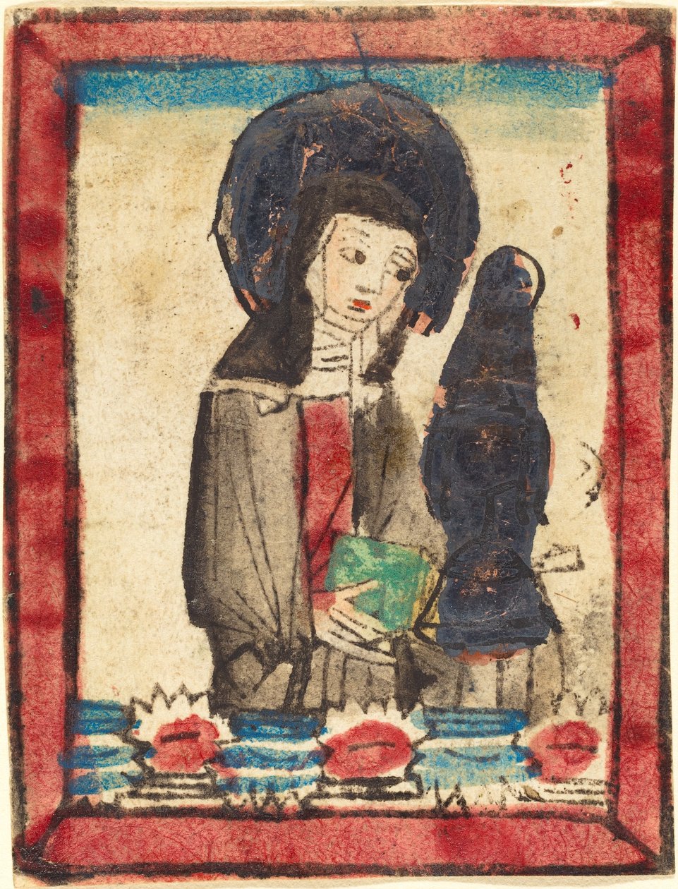 Sankta Klara av Assisi av German 15th Century