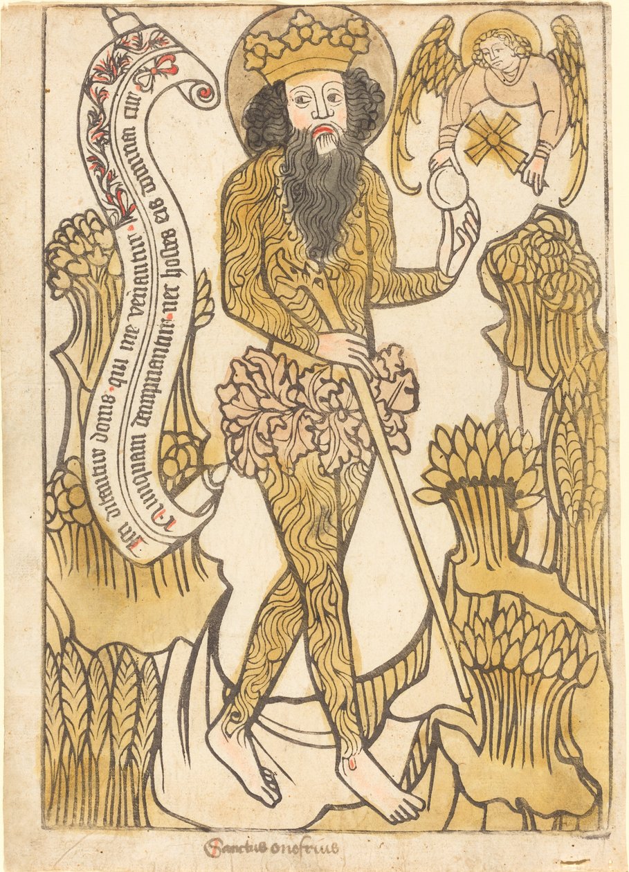 Sankt Onuphrius av German 15th Century