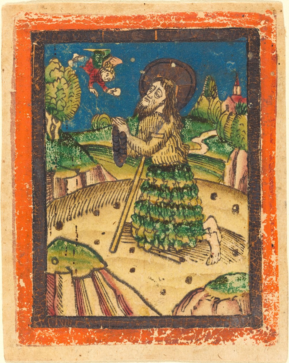 Sankt Onuphrius av German 15th Century