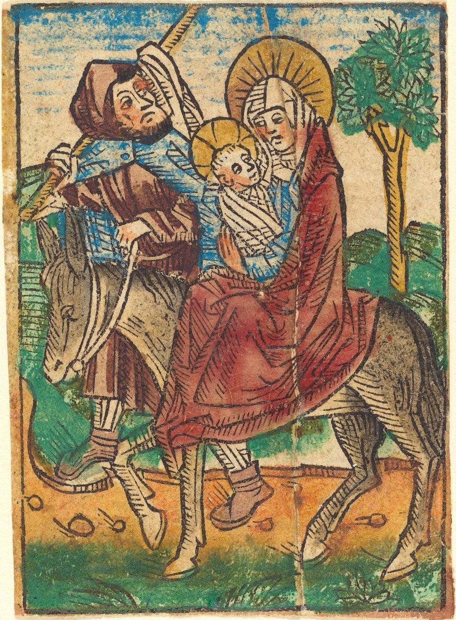 Flygningen till Egypten av German 15th Century