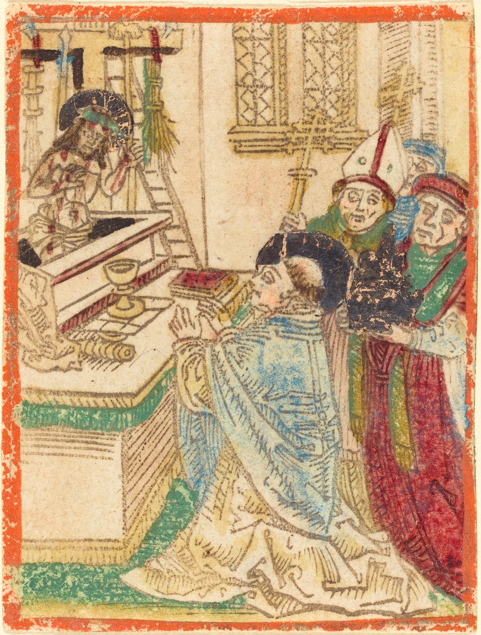 Sankt Gregorius mässa av German 15th Century