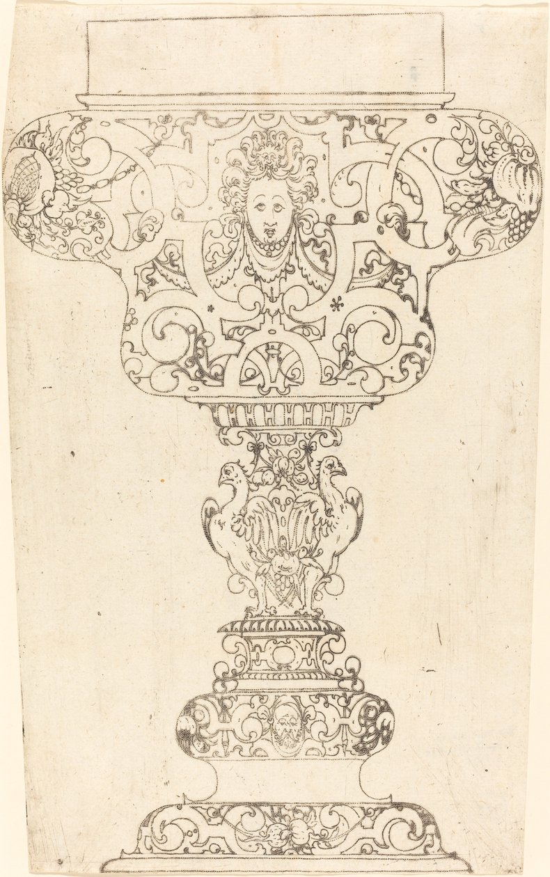 Ornament - Stor bägare av German 16th Century