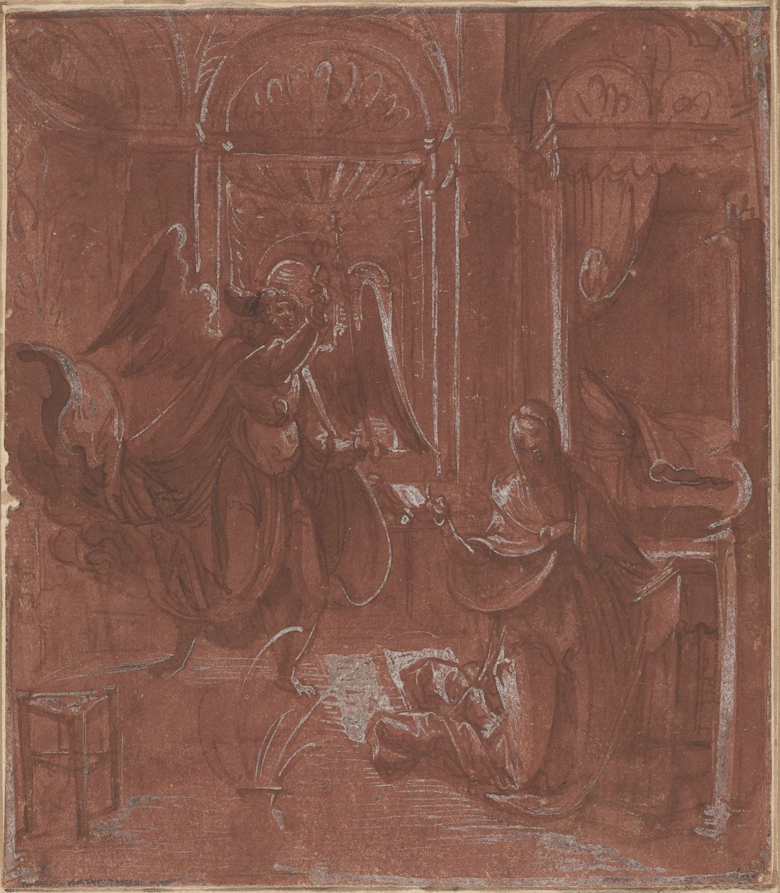 Bebådelsen av German 16th Century