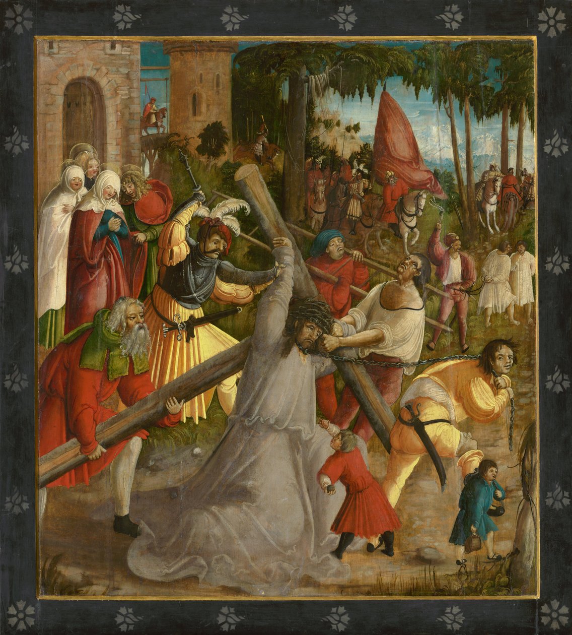 Kristus bär korset, ca 1515. av German Master