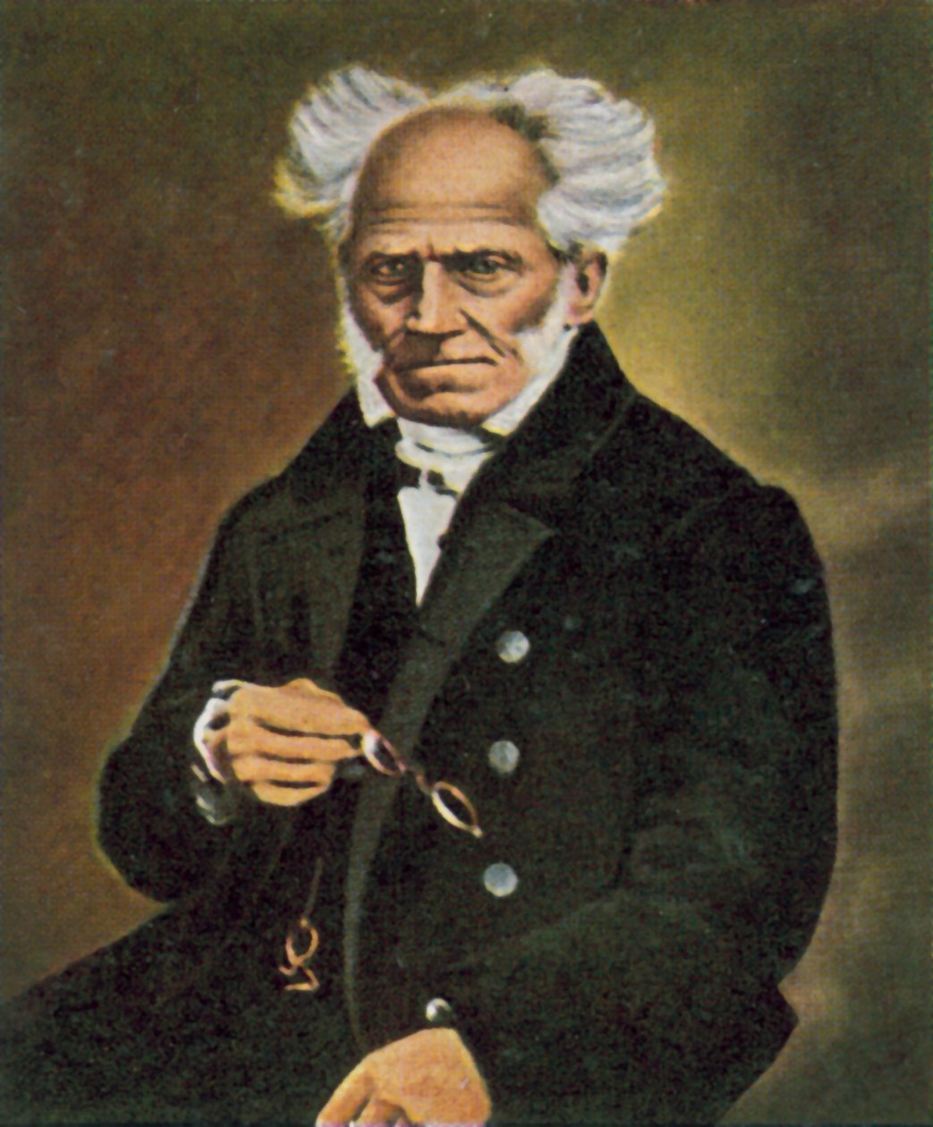 Arthur Schopenhauer, tysk filosof (färgfoto) av German Photographer